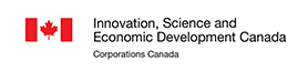 Corporations Canada text banner from Innovation, Science and Economic Development Canada.